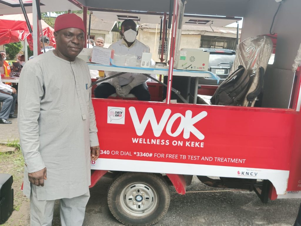 KNCV for the wellness on Keke innovation while tracing antecedents to their first support with the wellneyss on Wheels truck donated by them early last
