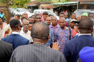 Gov. Otu visits Calabar South's ongoing road construction and pledges improved infrastructure