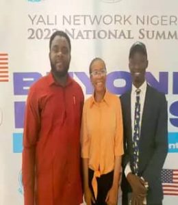 YALI-CRS BAGS AN AWARD, AT THE JUST CONCLUDED YALI NETWORK NIGERIA NATIONAL SUMMIT.