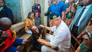 GOV ENO VISITS FAMILY OF LATE NOLLYWOOD MAKE-UP ARTIST