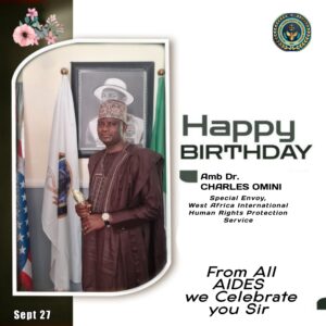 On this special occasion of your birthday, Dr. Charles Omini we, the entire nations of West Africa, unite in heartfelt celebration of a man whose life has been a beacon of hope,