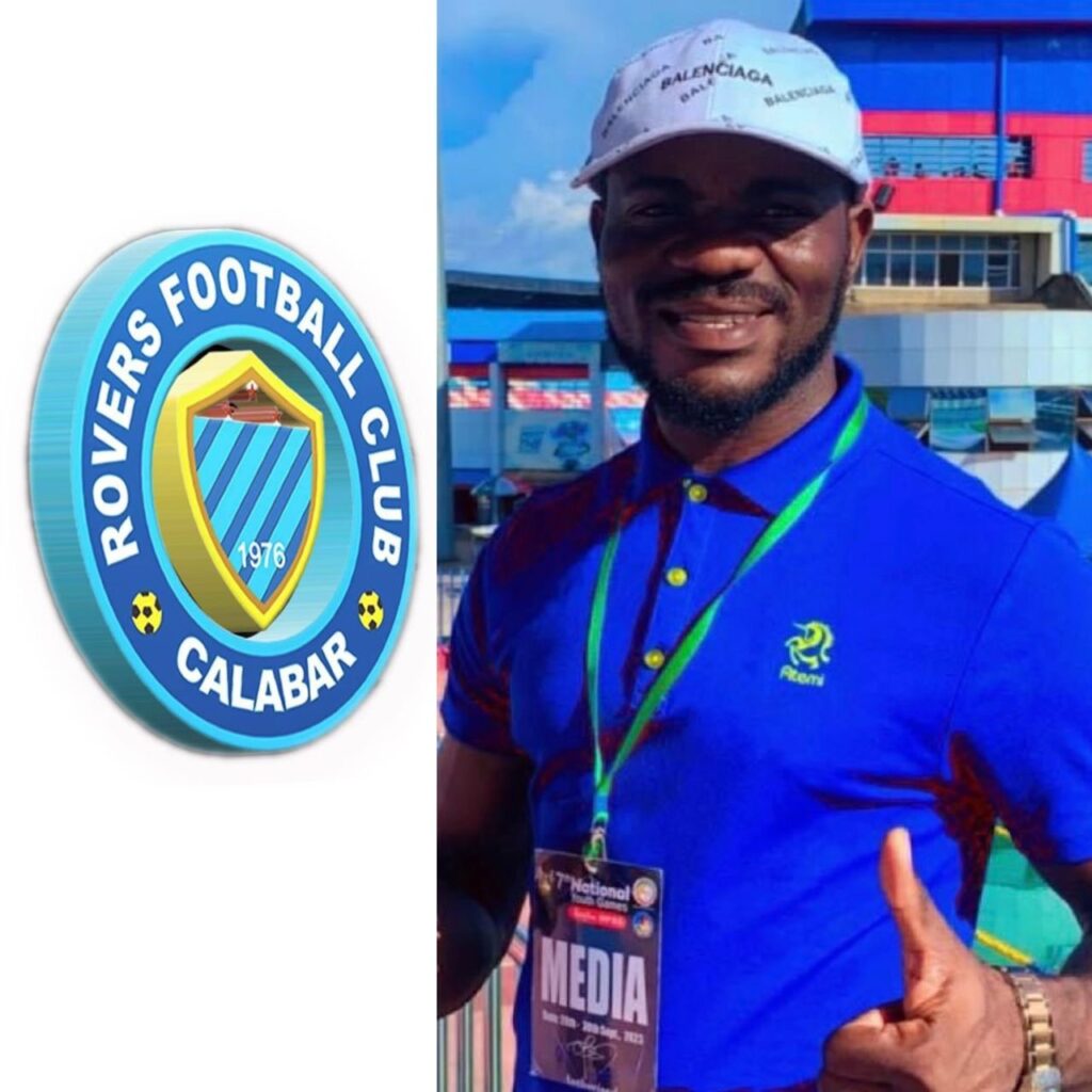 Rovers Football Club of Calabar is excited to announce the appointment of Ettah Emmanuel O. as its new media officer