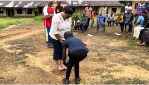 Martha, an indigene of Kubbong-Bette Community in Obudu, visited her people to inform them of running for the Chairmanship election 