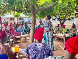 Martha stated that the items are her support to the Traditional Rulers Council for the 2024 Obudu New Yam Festival.