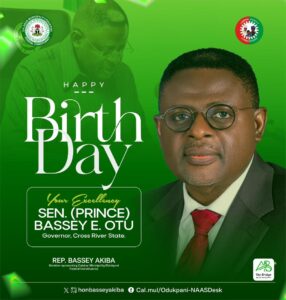 Bassey Akiba birthday felicitation message to prince otu