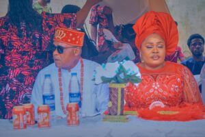 The Usumutong Council of Traditional Rulers in Abi Local Government Area has conferred the prestigious title of 'Ovai Ikpareh 1' on Iwara Inah and wifeI 