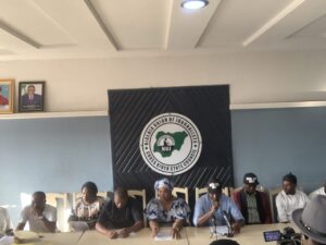 The National Youth Council of Nigeria (NYCN), Cross River State Chapter, led by Comr. Emmanuel Olayi, held a press conference at the National Union of Journalists Secretariat, tagged World Press Conference, the 2024