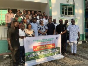 The National Youth Council of Nigeria (NYCN), Cross River State Chapter, led by Comr. Emmanuel Olayi, held a press conference at the National Union of Journalists Secretariat, tagged World Press Conference, the 2024