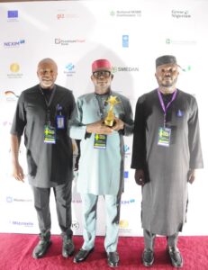 The Cross River State Governor, Sen. Prince Bassey Edet Otu, has received the 2024 award of the most MSME-friendly Governor of the Year by the Small and Medium Enterprises Development Agency of Nigeria (SMEDAN) at the National MSME Conference 2024, in Abuja.