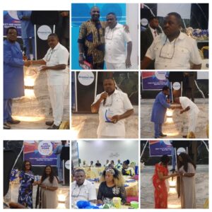 DR. EDEM EBONG, SPECIAL ADVISER, COOPERATIVE SOCIETIES COORDINATION TO THE GOVERNOR, CROSS RIVER STATE AND OTHERS BAGGED AWARD OF EXCELLENCE