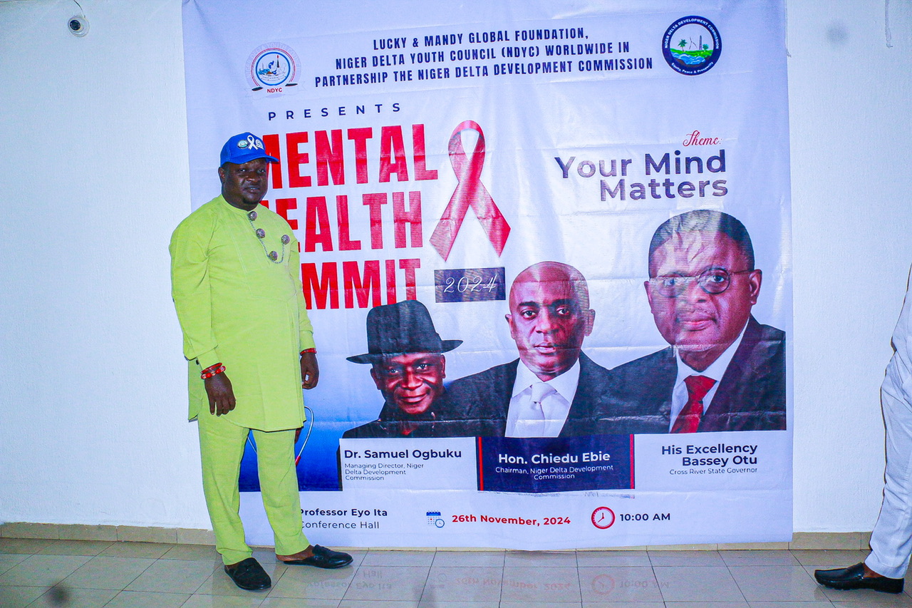 The Niger Delta Youth Council Worldwide (NDYC) in collaboration with Lucky and Mandy Global Foundation and Niger Delta Development Commission (NDDC) recently held a Mental Health Summit in Calabar, Cross River State.