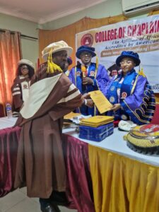 MD Unical Press, Dr. Sunday Mathias Bags Ph.D. in Printing Technology & Entrepreneurship from African American University