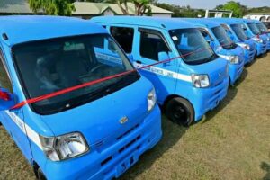 Mini buses color in OGOJA as Gov. Otu Flag off Ogoja council bus