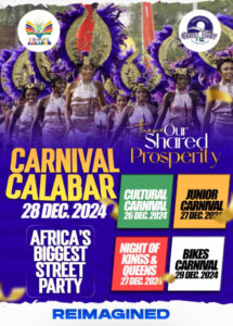 Carnival Calabar 2024 Street party Schedule date