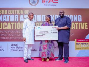 The Annual Asuquo Ekpenyong Education Support Initiative, held on Channel View Hotel, He Empowers 1,000 Tertiary Students with ₦100,000,000