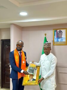 ARD-UCTH Delegation Pays Courtesy Visit to Honorable Minister Of State for Industry, Sen. John Owan Enoh in Abuja