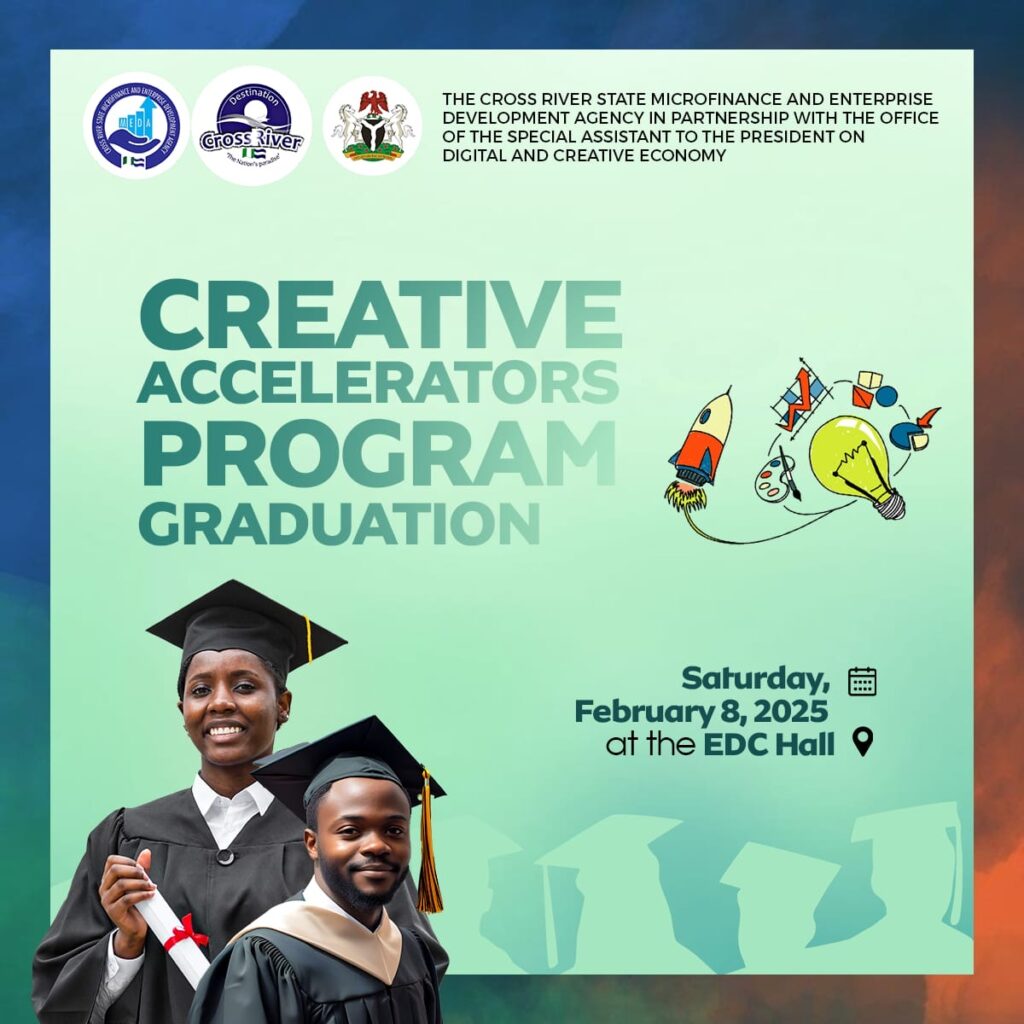 Creative Accelerators Program Graduation in cross river state with over 100 graduates