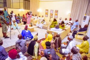 Betta Edu among others break Ramadan fast with UNICAL Chancellor

 