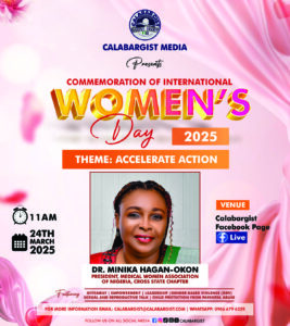 Minika Hagan-Okon speaker for calabargist international women’s day event