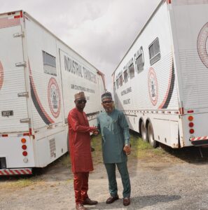 Skills In The Hands: Governor Otu Inspects Trucks for Skill Acquisition Across Senatorial Districts