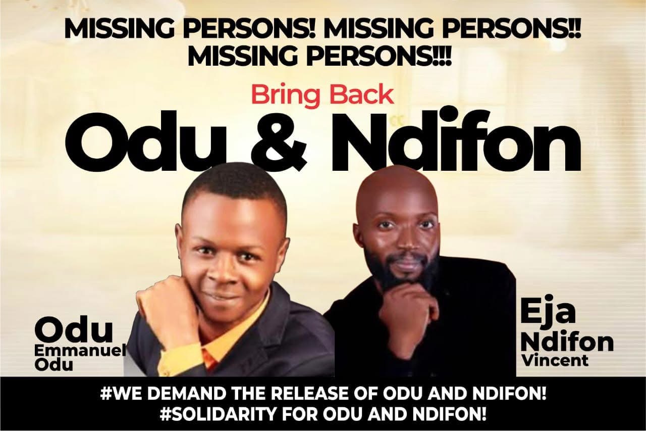 Vincent Ndifon and Emmanuel Odu