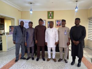 Mr. Oluwemimo Joseph Osanipin, Director-General of the National Automotive Design and Development Council (NADDC), and his team to Calabar for a working visit