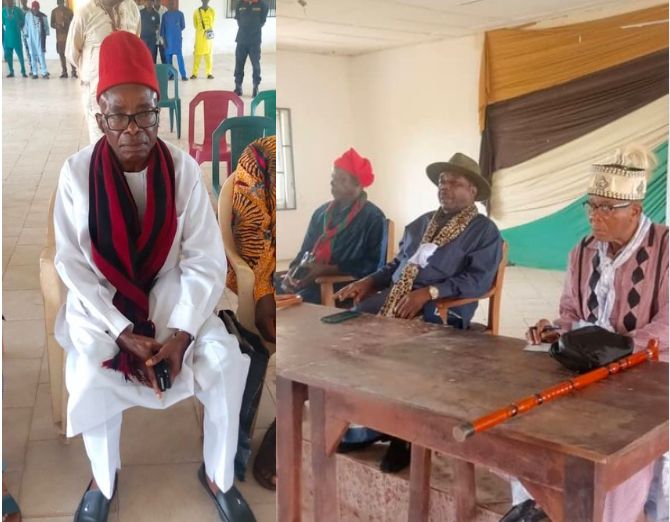 Bassey Edet Otu conduct of the election that saw the emergence of His Royal Majesty Ogamode Eje Ipoule, as the new Paramount Ruler of Yala.