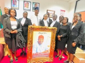 Senator Onyesoh Receives Accolades from Young Lawyers for ₦23.85 Million Call to Bar Grant, Described as a "Mirror of Society"