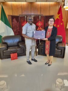 Elvert Ayambem, has been honoured by the Consul General of the Chinese Embassy in Lagos, Yan Yuging, for his outstanding leadership and efforts in strengthening partnerships between Cross River State and the Chinese government.