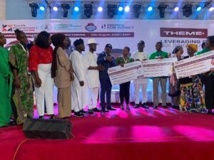 On Tuesday, 12th August 2025, Racheal Bassey had the privilege of pitching Cally Green Hive Eco Paving and Interlocking Bricks at the Youth Opportunity Summit 2025