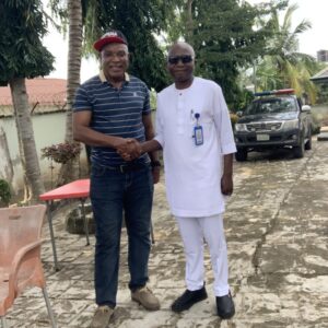 Daniel Obo Pays Courtesy Visit to Obono-Obla at His Ugep Residence