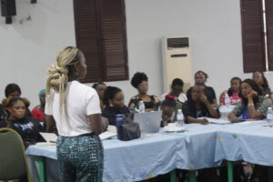 The Cross River Care Entrepreneurs training, which is ongoing in Cross River State, is being facilitated by Utibe-Abasi Orok Bassey-Duke,