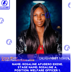 Roseline A also Cross river Artist Executive 