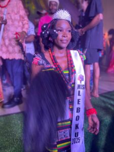 Miss Kebe Eni, a graduate of Radiography from the University of Calabar, have been crowned Mr and Miss Leboku 2025.