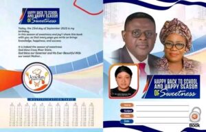 Mrs. Esther Akiba, wife of Barr. Ekpenyong Akiba, Special Adviser on General Duties, has announced her birthday celebration to be held at Bakassi Local Government, Ekpri Ikang