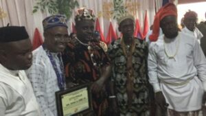 Amajoba Community Commissions Town Hall, Crowns Hon. Ekuma Ngwu JP as Onun Ewuwuni 1