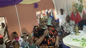 Amajoba Community Commissions Town Hall, Crowns Hon. Ekume a Ngwu JP as Onun Ewuwuni 1