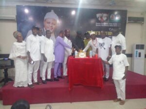 BB Babes and BB Guys gathered to celebrate the birthday of the amiable and visionary Governor of Cross River State,