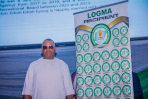 Hon. Edodi Eyong Edodi emerged Best LG Chairman (Project) at the Local Government Merit Award (LOGMA)