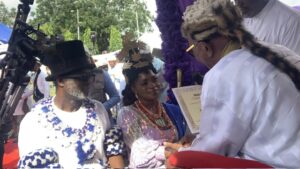 Dr Janet Ekpenyong has bagged the prestigious "Ntunkae" royal Chieftaincy title in recognition of her exemplary and outstanding leadership qualities and contributions to the Ejagham/Efik kingdom.