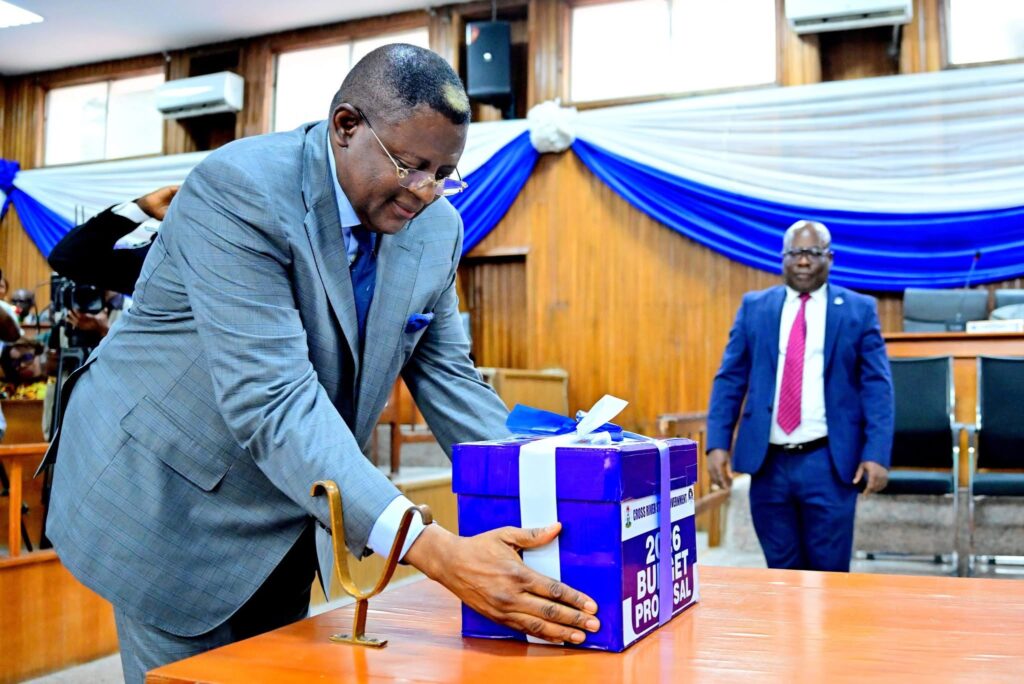 Bassey Edet Otu, on Tuesday, presented a total Cross River budget outlay of ₦780.59 billion for the 2026 fiscal year to the House of Assembly