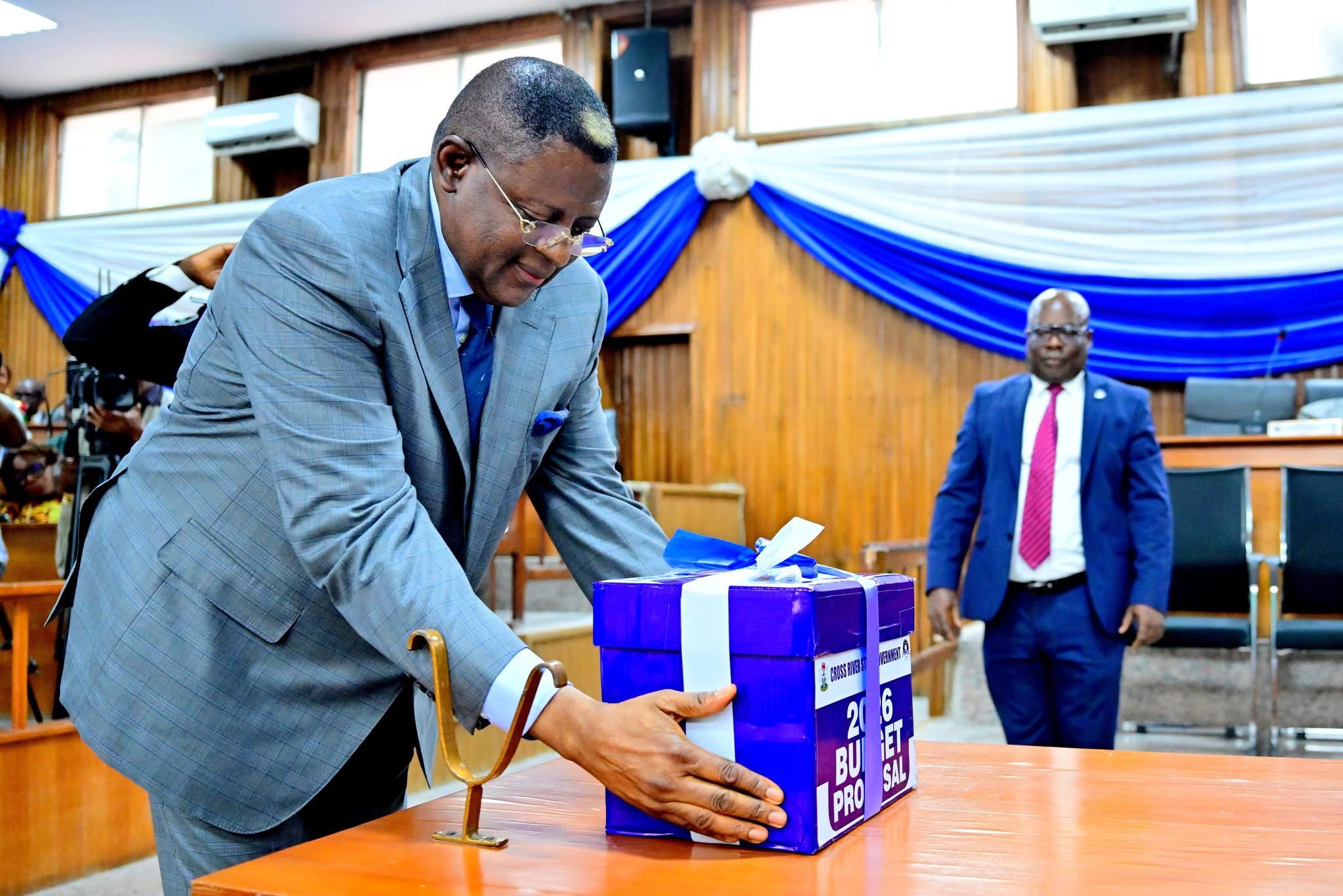 Bassey Edet Otu, on Tuesday, presented a total Cross River budget outlay of ₦780.59 billion for the 2026 fiscal year to the House of Assembly