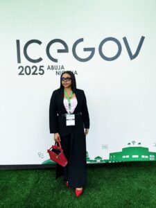 Hon. Martha Agba, a former House of Representatives aspirant from Cross River State, joined national delegates at Nigeria’s first-ever International Conference on Theory and Practice of Electronic Governance (ICEGOV), where she represented the interests and voices of young women in governance.
