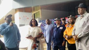 Cross River State Project Monitoring and Evaluation Team Inspects Ongoing Cultural Centre Calabar Remodeling