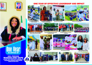 One-Year Anniversary Scorecard Of Hon. Princess Magdalene Ekpe, Leader of Council, Akamkpa Local Government Area