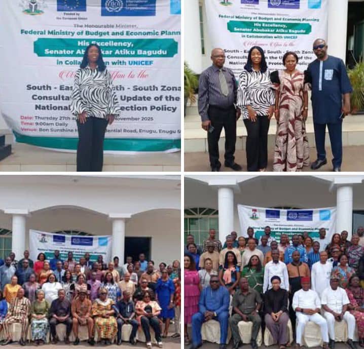 Utibe-Abasi Orok Bassey-Duke represent cross river state At two-day meeting of Zonal Consultative Review Of National Social Protection Policy