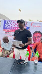 Hon. Edidem Ani Begins Back to School Tour: Empowers first set of School Children from Poor Homes in Odukpani LGA