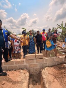 Coco-Bassey Esu made this assurance during the groundbreaking ceremony for the construction of Calabar Nightingale Lions club health post/ community outreach center at Etak Ukana community, Akpabuyo.