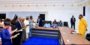 he newly appointed Local Government Service commission comprises Barr. Eyo Nsa Ekpo as Chairman, alongside Dr. Ekeng Effiong Edet, Dr. Emmanuel Itakui Ntuyan, Dr. Godwin Ondale Akpor, Hon. Obia Lawrence Bassey, Hon. Rita Ayim, and Hon. John Olom Otu as members.