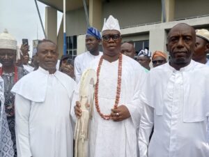 Gani Adams arrives Calabar for the Silver Jubilee Celebration of the Universal Monarch
